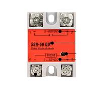 Relé de estado sólido monofásico, módulo de relé ssr SSR-10A/25A/40A/60A/80A/100A/120A Entrada DC 3-32V a salida DC 5-60V(White without Case,SSR-120DD)