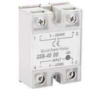 Relé de Estado Sólido SSR-40 DD, 40A, 5-220VDC, Control Automático Industrial, 3-32VDC