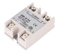 Relé de Estado Sólido SSR-40DA Monofásico 40A con Disipador de Calor 3-32V DC / 24-380V AC