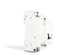 Relé de impulso EKLR1610, 1P, 2P, 16A, biestable, con enclavamiento, for uso doméstico, bobina 1NO, 2NO, CA 24 V/CC 12 V, 1 unidad(16A 2NO)