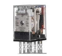 Relé de potencia con enclavamiento Omron MY de 2 polos, DPDT, bobina 24V dc, 10A, enchufable