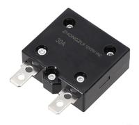 Relé de reajuste automático, interruptor de fusible, 5 A-30 A, protección contra sobrecarga para coches eléctricos infantiles y vehículos RC, material compuesto térmico (30 A)
