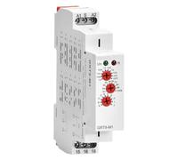 Relé de retardo de encendido y apagado GRT8-M1, 16 A CA/CC, 12 V-240 V, relé de tiempo de riel