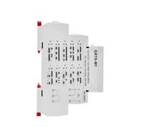 Relé de retardo de tiempo de encendido y apagado GRT8-M1, 16 A CA/CC, 12 V-240 V, relé temporizador de riel E