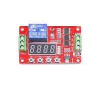 Relé de retardo de tiempo Digital LED FRM01, módulo de relé temporizador multifunción DC 12V 1CH, interruptor de temporizador de retardo de bucle, placa de sincronización de bloqueo automático