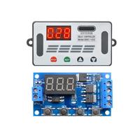 Relé de retardo de tiempo MOS Dual DC 5V-30V, disparador de alto nivel, pantalla Digital LED, temporizador de ciclo, circuito de interruptor de retardo, 12V, 24V, 0-999, 1 Uds.(Relay Only)