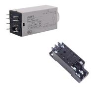 Relé de retardo tiempo encendido, 24V CC, 220V CA, 1S, 5S, 10S, 60S, interruptor relé tiempo, 8, 14 pines(8PIN WITH BASE,10S,DC24V)