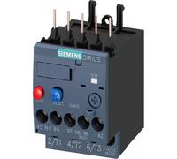 Relé de sobrecarga Siemens 3RU21160JB0, serie S00, rango de corriente 0,70-1,0A, clase 10, montaje con tornillos.