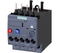 Relé de sobrecarga Siemens 3RU21161KB0, serie S00, rango de corriente 9,0-12,5A, clase 10, montaje mediante tornillos.