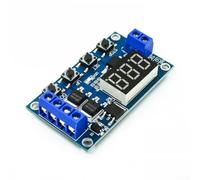Relé de temporizador de retardo digital CC 5V-36V 15A MOS, módulo de interruptor programable, controlador de ciclo para bomba de motor, automatización de luz LED