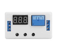 Relé de temporizador, pantalla LED de 12V Módulo de interruptor de control de automatización de relé de temporizador ajustable