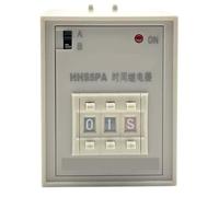 Relé de tiempo digital HHS5PA AC380V AC100-240V AC220V DC24V DC12V(HHS5PA DC12V)