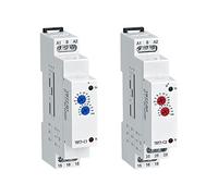 Relé de tiempo electrónico retardo apagado 220 relé voltaje 220v 10 grupos rango ajuste 0,1 s-10 días Uds(Blue Knob,TBT7-C2 -ACDC12-240V)