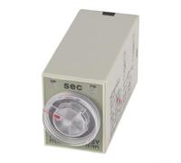 Relé de tiempo H3Y-2, 220 V CA, 30S, ajustable, 8 pines, relé de retardo con 5 A de doble contacto para motor y control de luz