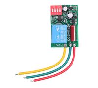 Relé de Tiempo multifunción, Tablero de Interruptor de retardo de Tiempo de Entrada de 110 V-220 V, Controlador de retardo de Temporizador Ajustable, Tablero de Interruptor de (Sin Carcasa)