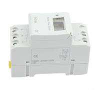 Relé de tiempo programable THC15A, temporizador digital LCD AC 220-240 V 16 A, interruptor de tiempo semanal con memoria de apagón para industria e iluminación