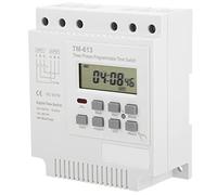 Relé de Tiempo TM-163 Tres Fases 380V Tiempo Digital Inteligente Relé semanal Control programable Temporizador de Potencia Interruptor Relé de Estado sólido