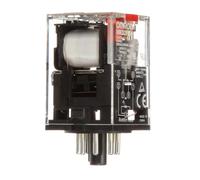 Relé DPDT Omron MK-S 230VAC 10A Con LED Y Botón De Prueba - MKSN8494C