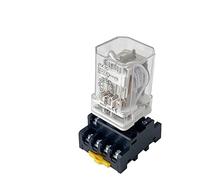 Relé electromagnético JTX-3C, montaje en riel DIN, JTX-3Z, CA 220 V, 110, 380, CC 24, 11 pines con base de zócalo relé(AC220V)