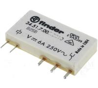 Rele finder 12vdc 1cto conmutado 6a/250vac 34517012.0010