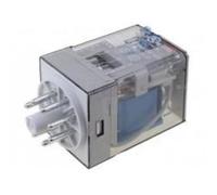 Rele finder 12vdc 2ctos con pulsador de prueba 10a/250vac 60129012.00
