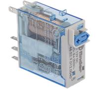 Rele finder 12vdc 2ctos con pulsador de prueba 8a/250vac 46529012.004