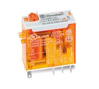 Rele finder 230vac 2ctos con pulsador de prueba 8a/250vac 46528230.00