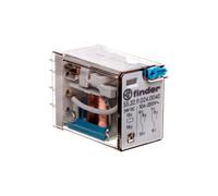 Relé miniatura 2P 10A botón 24V DC 55.32.9.024.0040