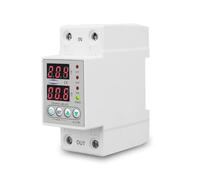Relé protector de sobretensión y subtensión ajustable for riel DIN 230 V TOVPD1-63-EC(80A)
