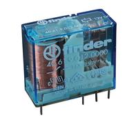 RELE SERIE 40 STANDARD 12Vcc 1 CIRCUITOSCONMUTADOS 8 PINES 16A MINI-RELE CIRCUITO IMPRESO 29x25x12.4mm FINDER 40.61.9.012.0000
