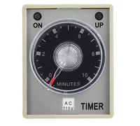 Relé temporizador AH3-3 Relé temporizador AH3-3 Tipo electrónico Relé de retardo de liberación ajustable 8 pines 10 min(110V)