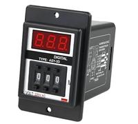 Relé temporizador de retardo programable ASY-3D de 8 pines con Base AC220V/DC24V 1-999s 999m 99,9s 99,9m relé temporizador de pantalla Digital