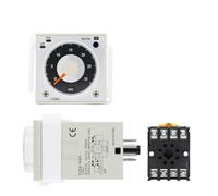 Relé temporizador industrial H3BA-N8H de retardo tiempo estado sólido 1,2 s-300 h CA 220 V CC 24(AC220V)