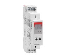 Relé temporizador multifunción con pantalla digital GRT8-X, 20 funciones, CA 230 V o CA/CC 12 V-240 V, 0,1 s - 99 días de retardo.(GRT8-X1 AC230V)