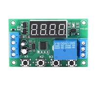 Relé Temporizador, YYC-2S Automatización del módulo de Interruptor de Control Relé de plástico Ajustable Pantalla LED para válvula solenoide, Bomba de Agua, Motor, cinturón de luz, etc.(12V)