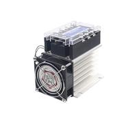 Relé trifásico de estado sólido Control CC CA 380V 40A SSR-3 032 3840Z DC-AC juego completo (relé, disipador de calor, ventilador) 1 Uds.(Three-phase 150DA)