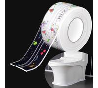 rellenar la cinta de sellado, Cinta for calafatear esquinas autoadhesiva de PVC, transparente, 38/50 mm x 3,2 m, for lavabo de baño, 1/2/3 piezas(Clear Holiday,L320cmx3.8cm-3PC)