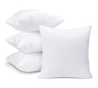 Relleno de Cojín Tela Suave 50x50 y 60x60 cm de Fibra Hueca Siliconada | Pack de 2/4/6 Unidades | Suave, Mullido, Antialérgico | Alta Recuperación | Para Sofá, Dormitorio, Salón o Coche