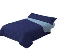 Relleno nórdico 300gr bicolor reversible cama 105cm (180x220cm) azul / azul donegal collections
