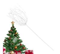 Relleno Para El Árbol De Navidad Guirnalda De Tallo Con Brillo De 32 | Elementos Decorativos Navideños Para Manualidades Para Fiestas Invierno Hogar Exterior