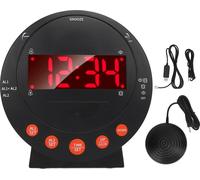 Reloj con vibración LED, potente y eficaz para recibir notificaciones de llamadas en casa o en la línea fija, modelo TS-BC610