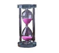 Reloj de Arena 15 a 60 Minutos for Cocina, Moderno Reloj Cristal, Temporizador té, decoración del hogar, Regalo(Pink,15min)