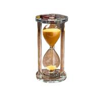Reloj de Arena 15 a 60 Minutos for Cocina, Moderno Reloj Cristal, Temporizador té, decoración del hogar, Regalo para La Decoración De La Sala De Estar(Orange,30min)