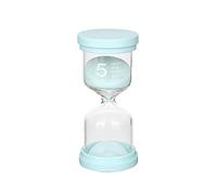 Reloj de arena verde de 5 minutos para niños, temporizador de cristal, reloj infantil, reloj de arena decorativo, hogar, oficinas y también como temporizador decorativo