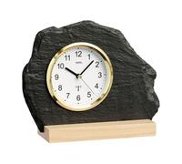 Reloj de mesa clásico con carcasa de madera maciza de haya - Modelo AMS: 5115