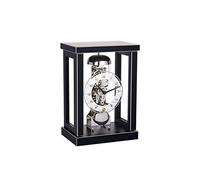 Reloj de mesa Hermle 23056-740791 con diseño purista, negro, 28,80 x 40,29 x 40,10 cm.
