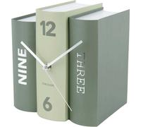 Reloj de mesa moderno con forma de libro - Karlsson, modelo: KA5756GR