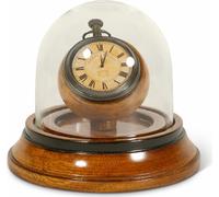 Reloj de mesa "Victorian Dome" de Authentic Models, reloj decorativo con campana, fabricado en latón y vidrio, modelo SC054