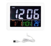 Reloj de pared digital grande, despertador digital LCD 5.3*3.9*1.0 pulgadas