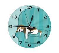 Reloj De Pared Happy Couch Dog Cute Beagle Wall Clock Room Decoration Vogue